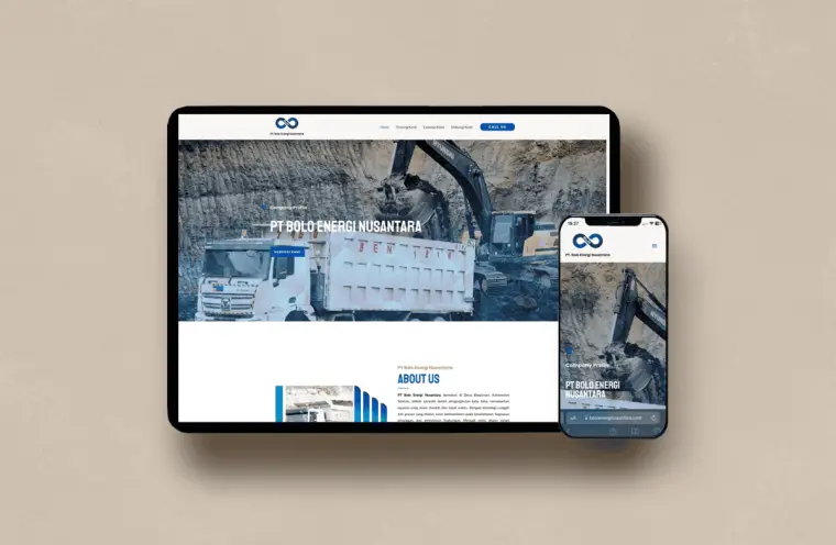 Contoh desain website perusahaan