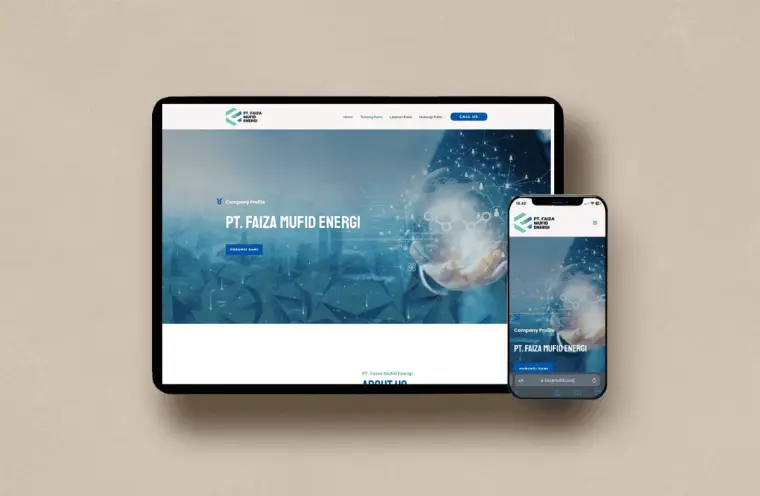 Portfolio desain website bisnis